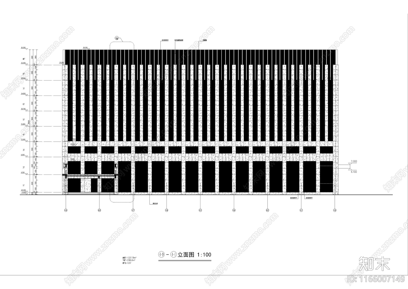 现代其他公共建筑cad施工图下载【ID:1166007149】