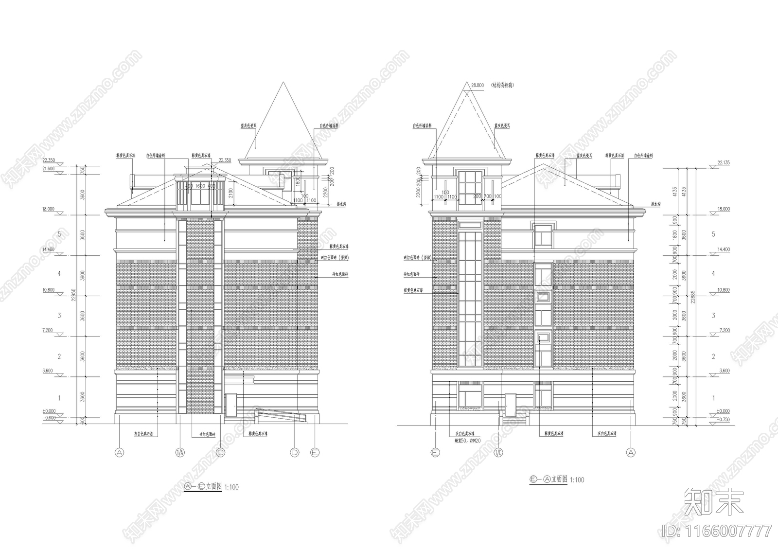 现代学校建筑cad施工图下载【ID:1166007777】