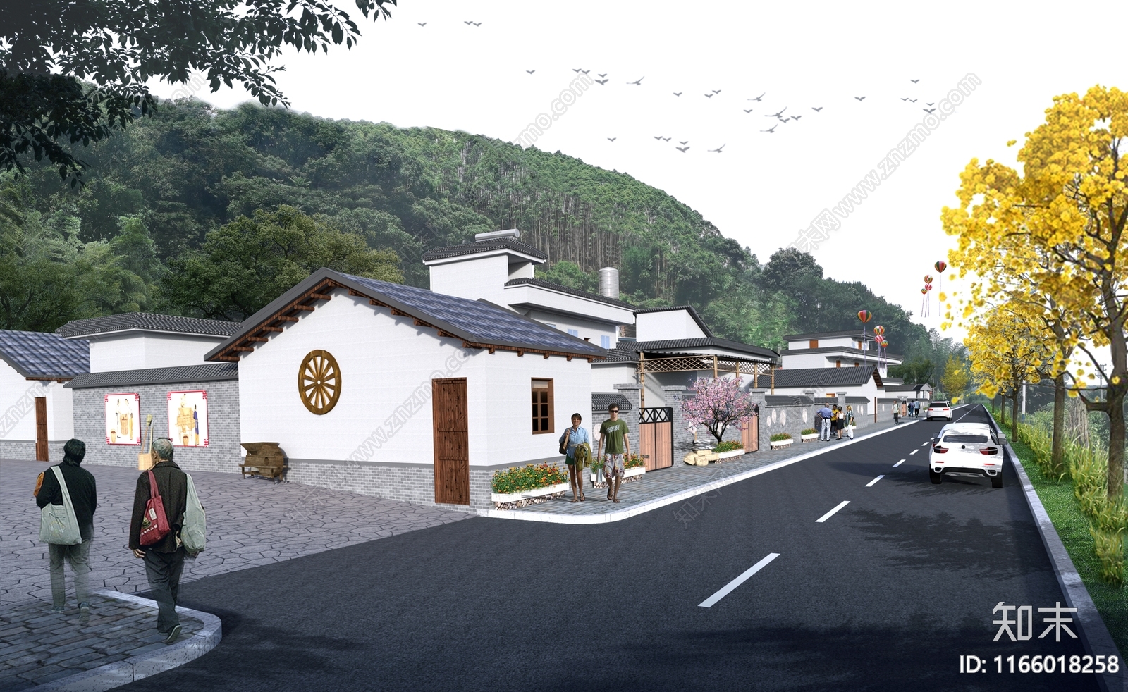 现代景观效果图下载【ID:1166018258】