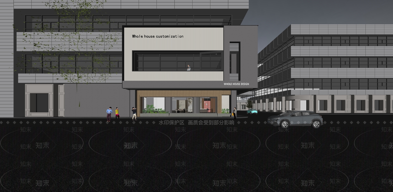 现代其他店铺SU模型下载【ID:1166034445】