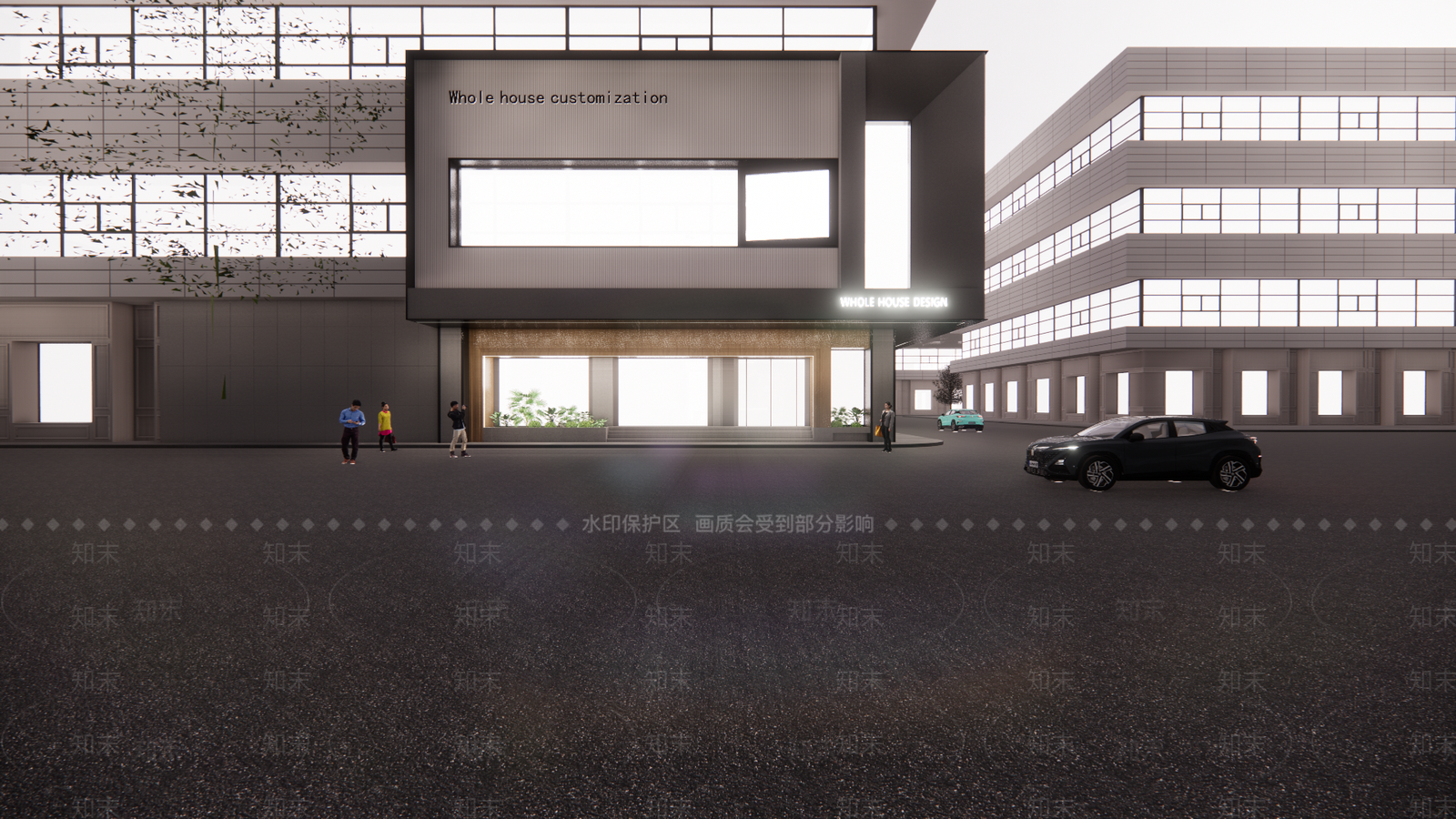 现代其他店铺SU模型下载【ID:1166034445】