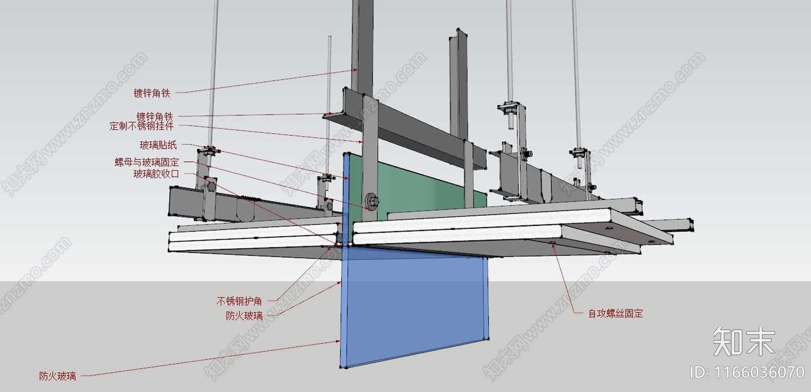 现代小公建SU模型下载【ID:1166036070】