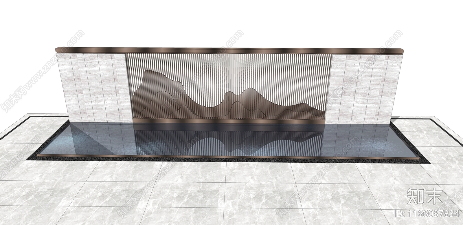 新中式景墙节点施工图下载【ID:1166037834】