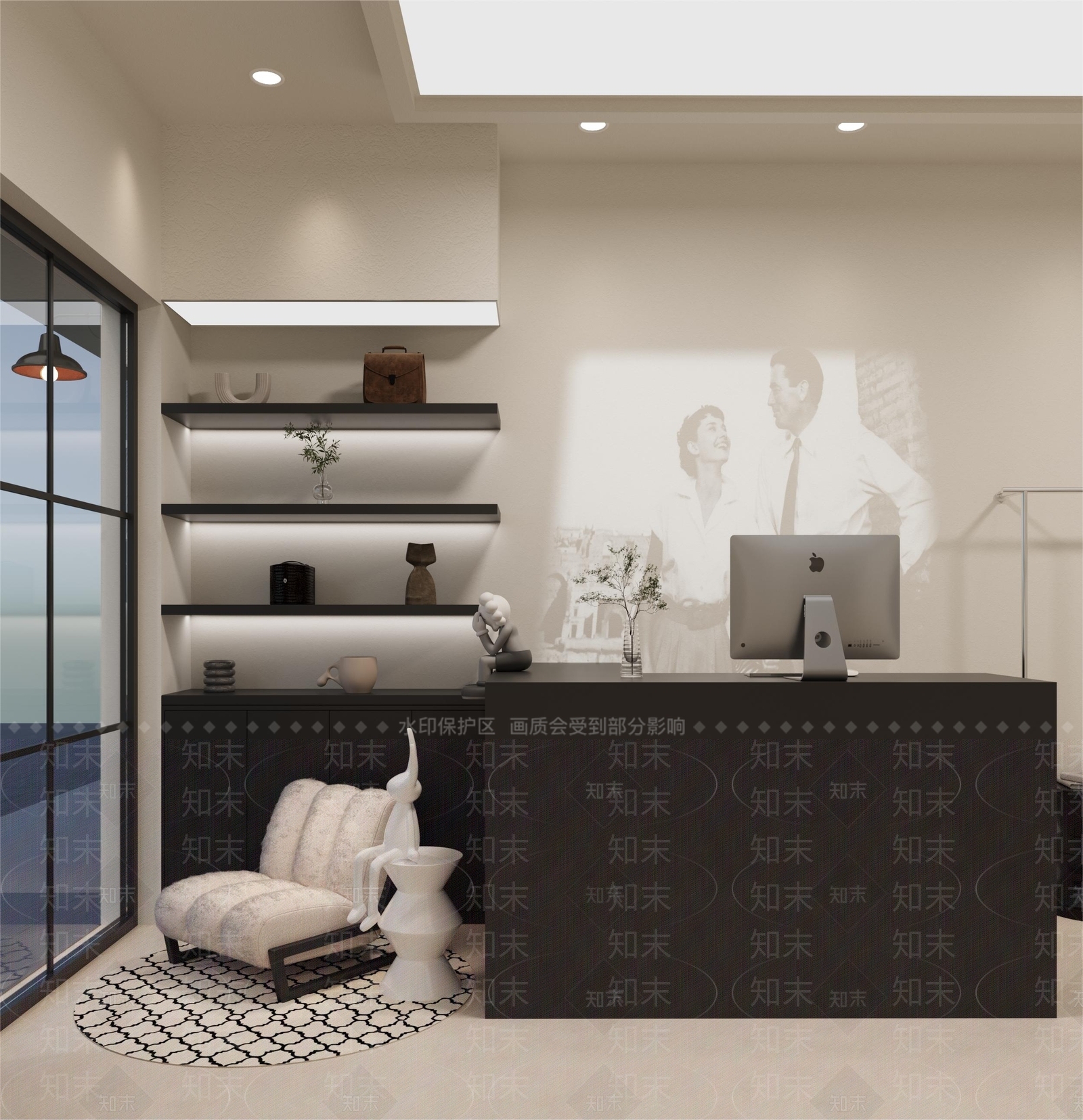法式现代服装店3D模型下载【ID:1166039677】