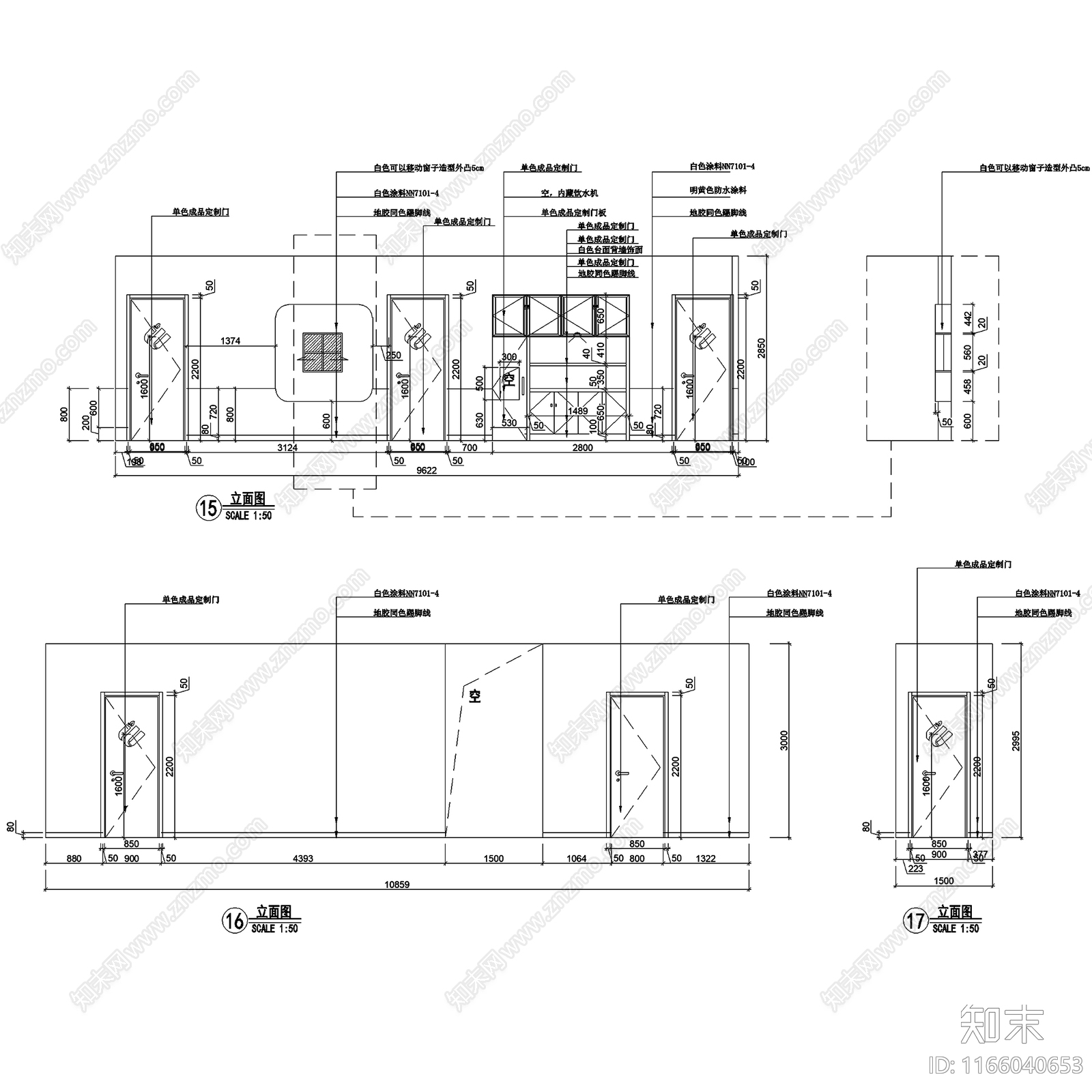 现代培训中心cad施工图下载【ID:1166040653】