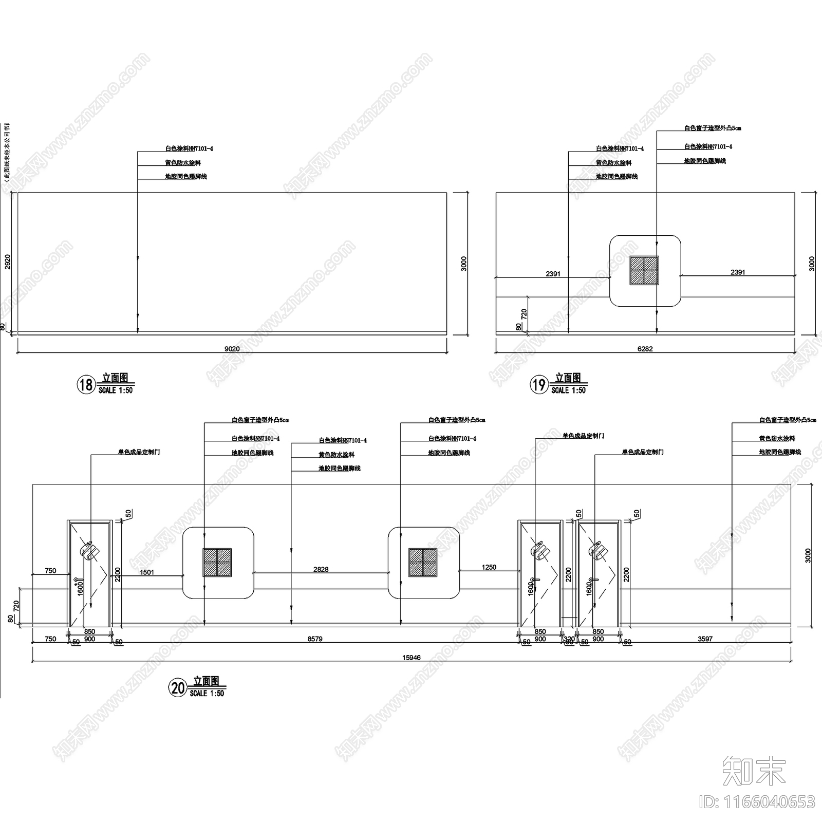 现代培训中心cad施工图下载【ID:1166040653】