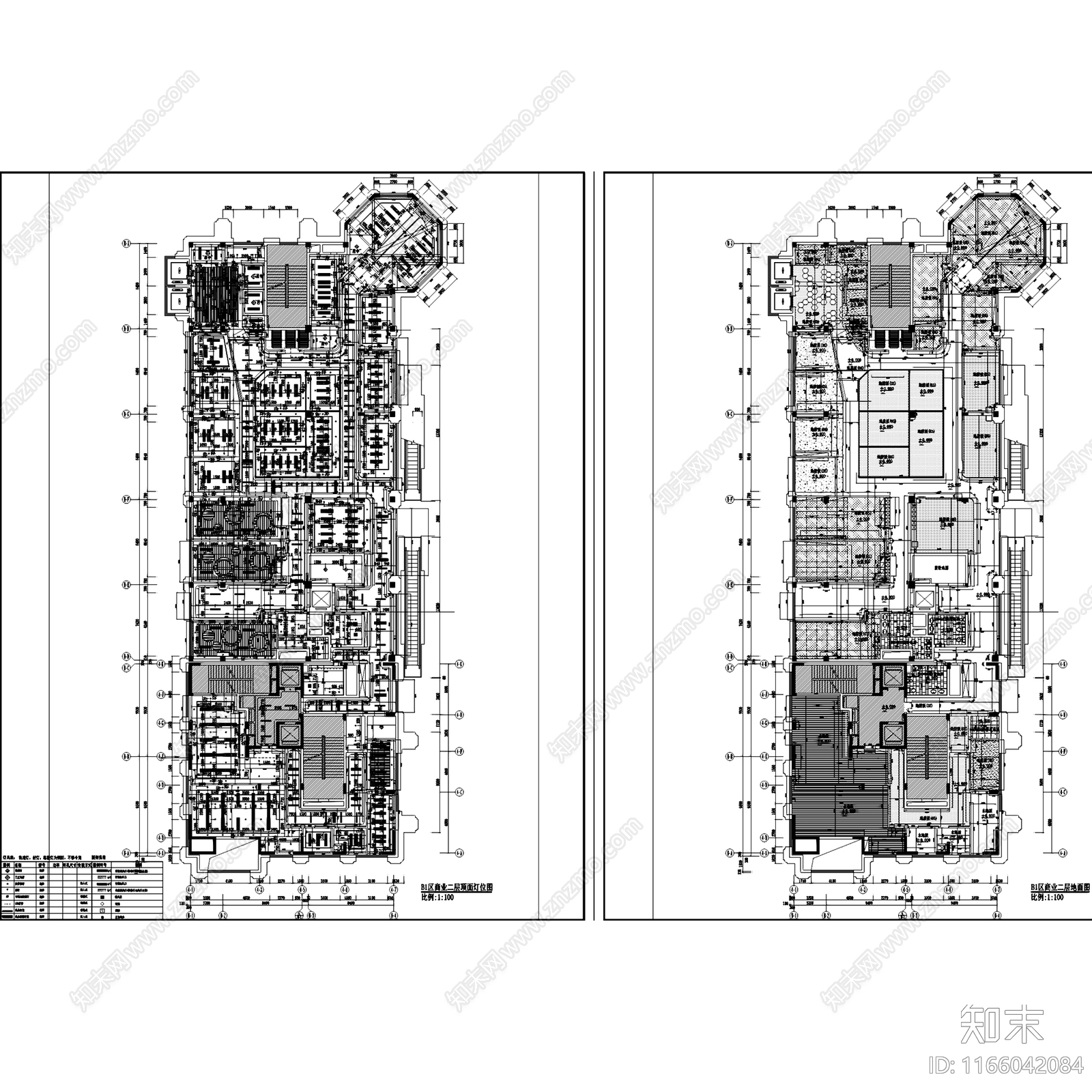 现代培训中心cad施工图下载【ID:1166042084】