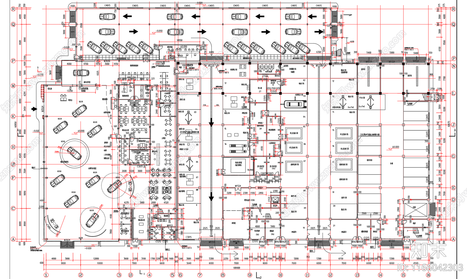 现代其他办公建筑cad施工图下载【ID:1166042303】