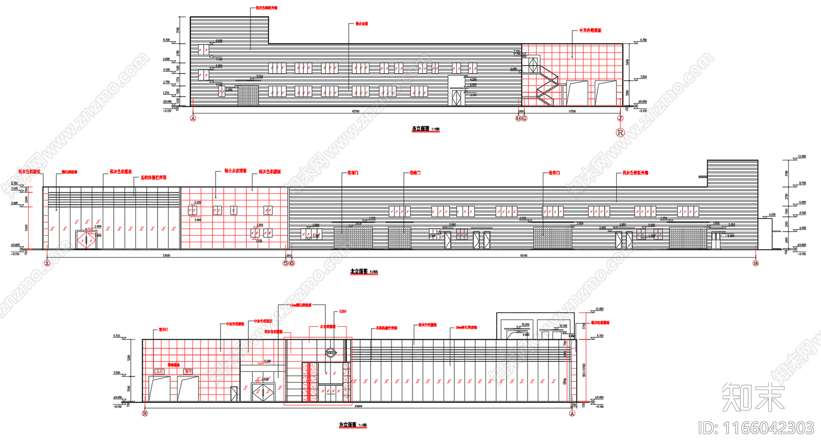 现代其他办公建筑cad施工图下载【ID:1166042303】