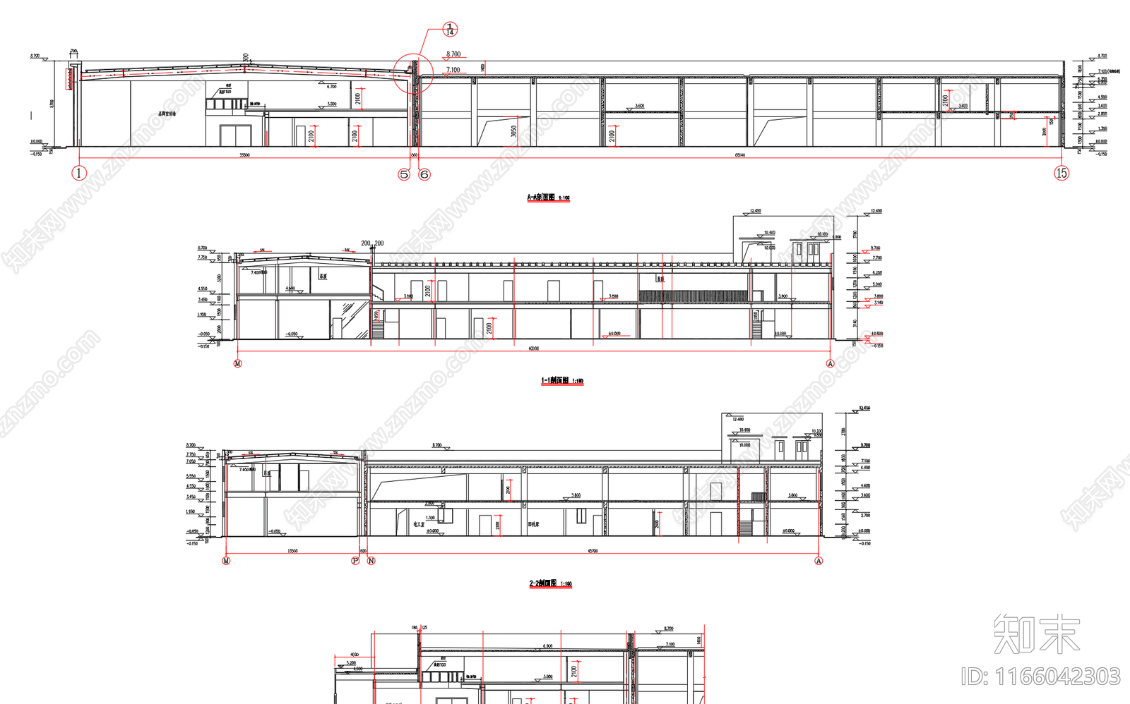 现代其他办公建筑cad施工图下载【ID:1166042303】