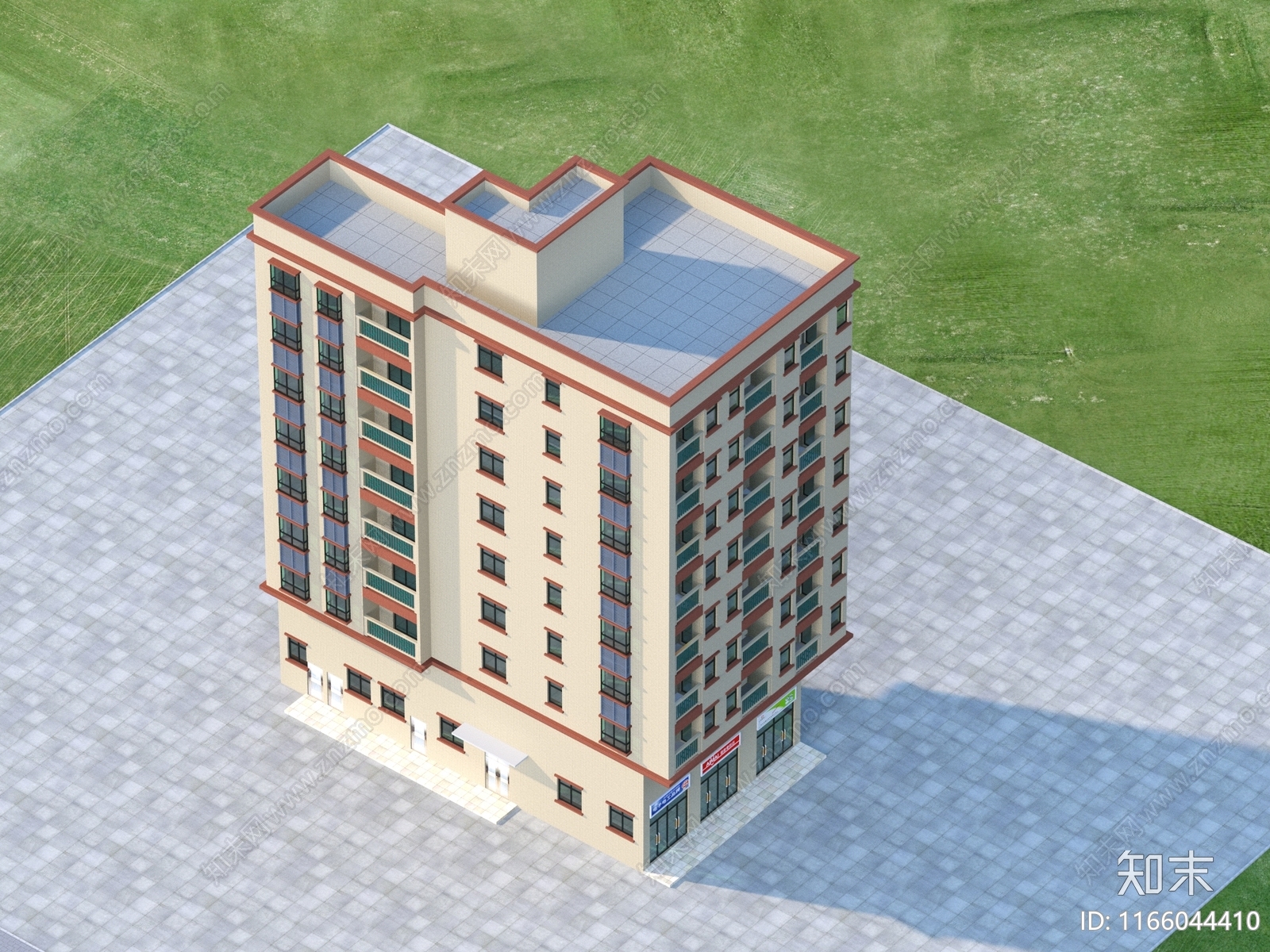 现代其他建筑外观3D模型下载【ID:1166044410】