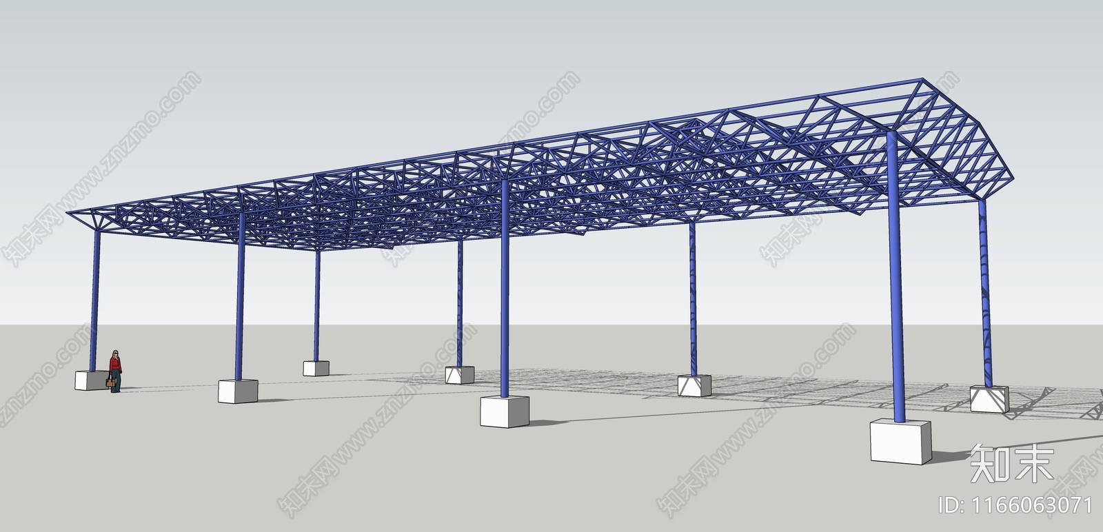 现代其他工业建筑SU模型下载【ID:1166063071】