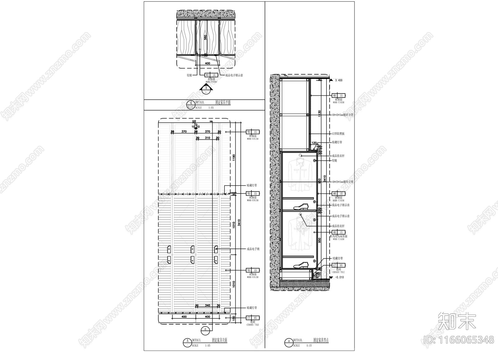 现代家具节点详图cad施工图下载【ID:1166065348】