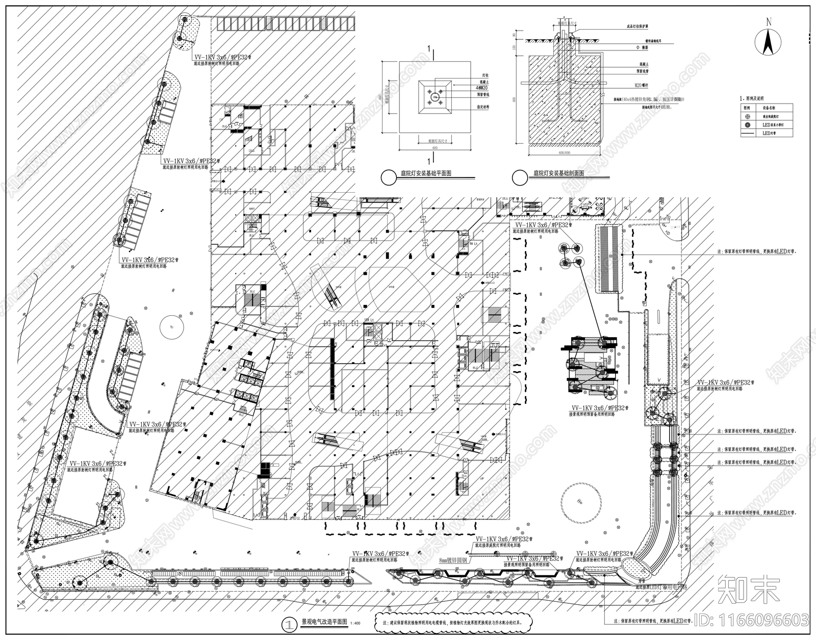 现代商业景观cad施工图下载【ID:1166096603】