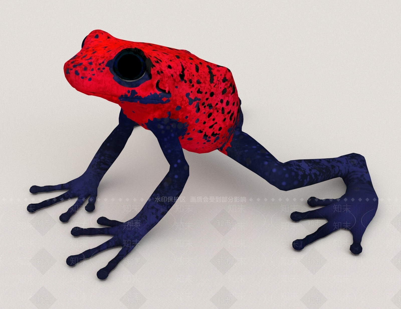 水生类动物3D模型下载【ID:1166096596】