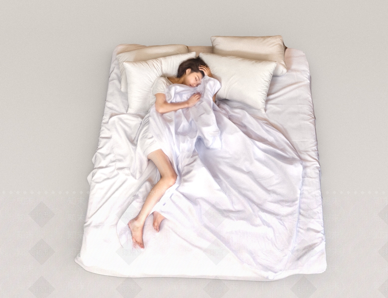 女人3D模型下载【ID:1166097838】