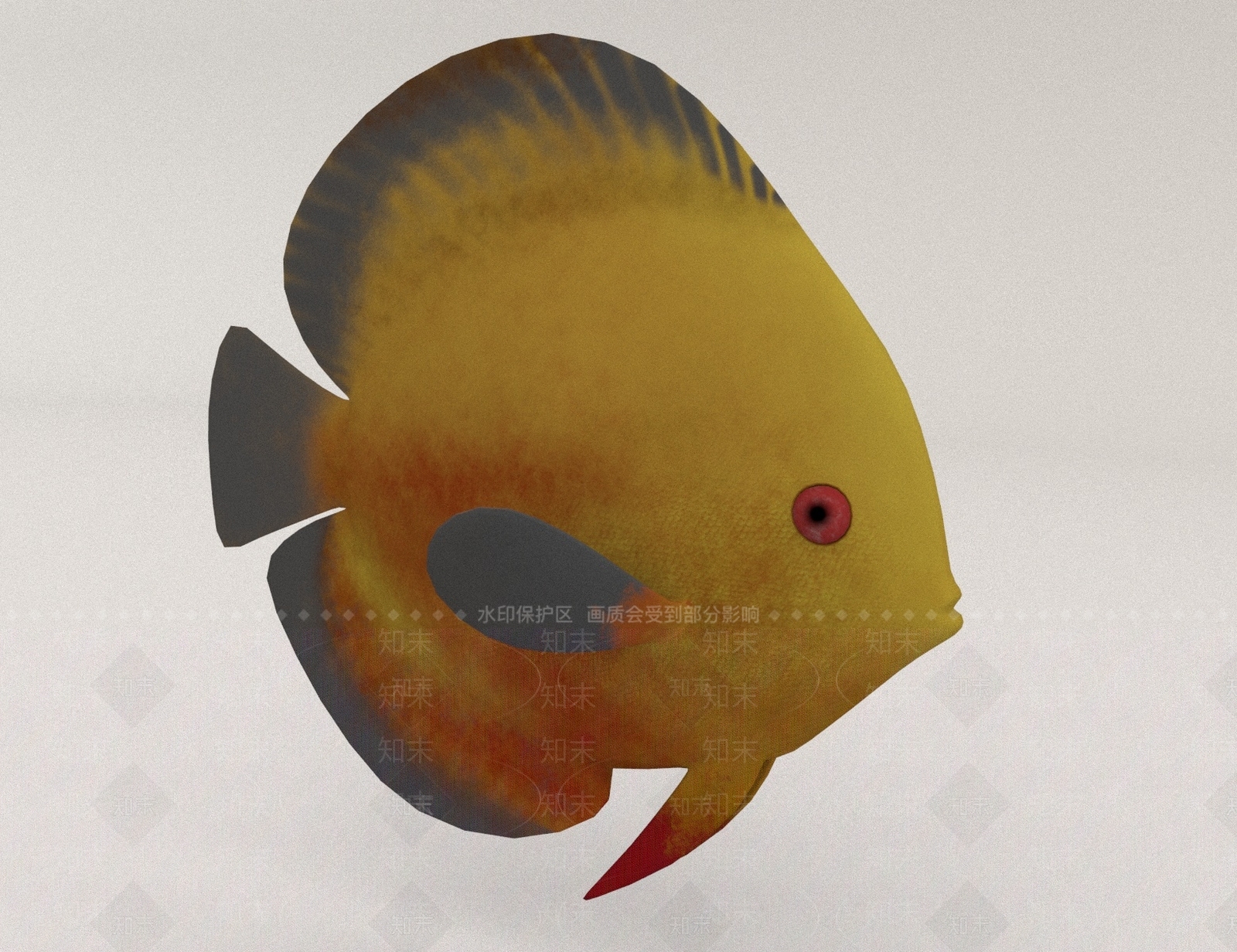 水生类动物3D模型下载【ID:1166099818】