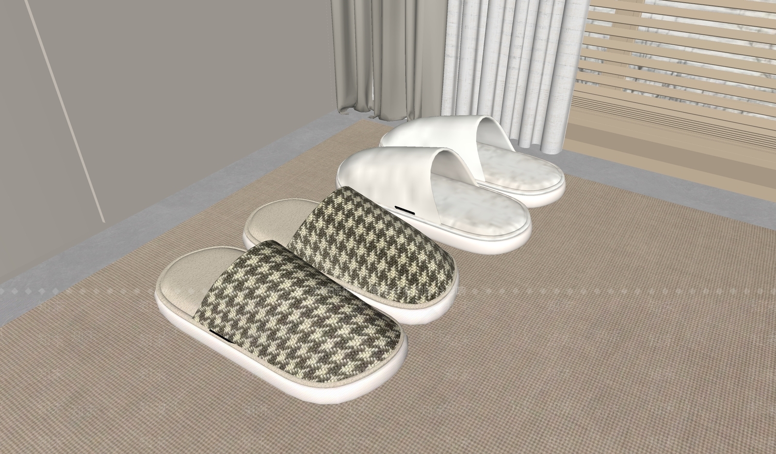鞋子SU模型下载【ID:1166101896】