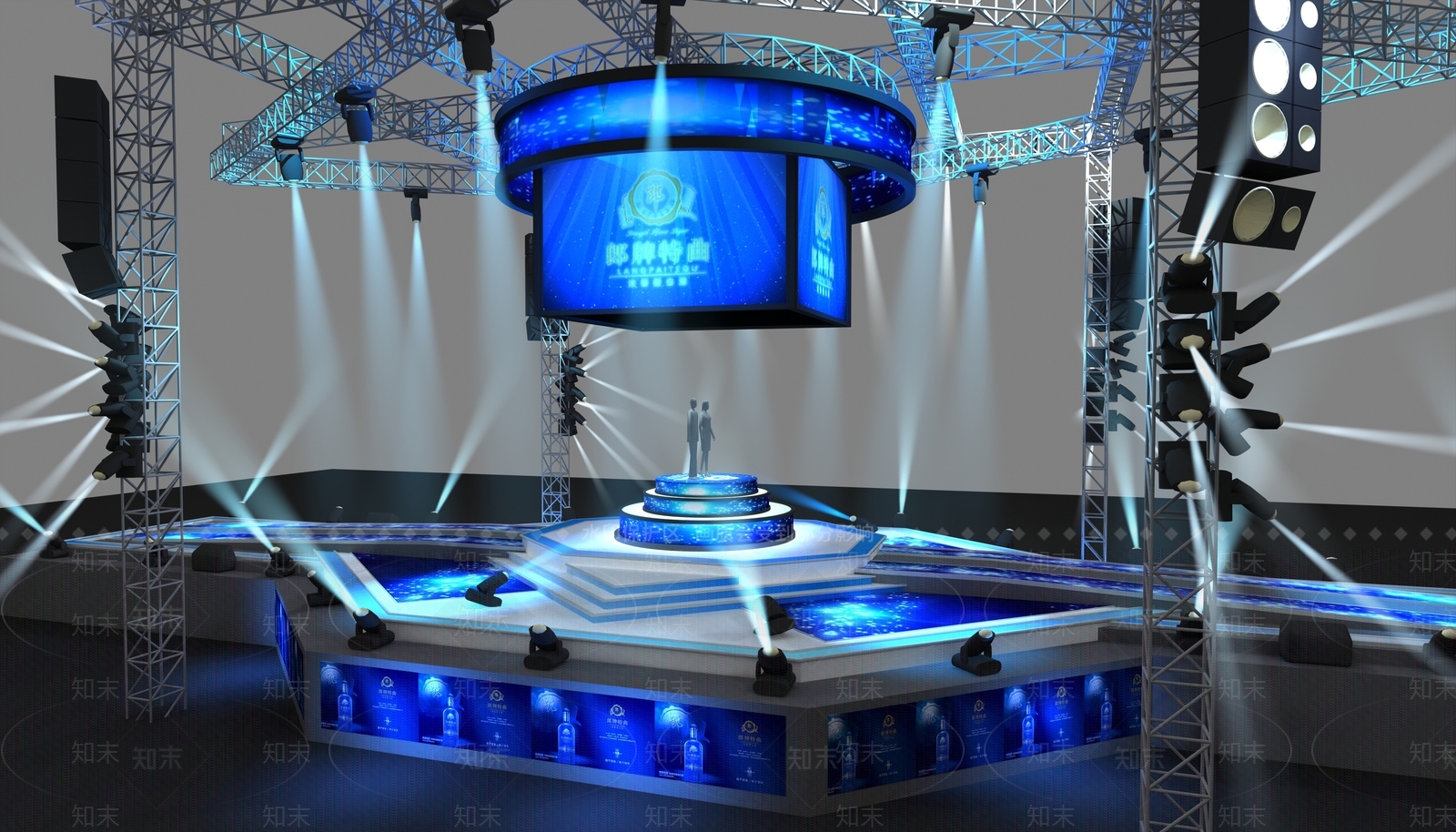 现代舞台3D模型下载【ID:1166111904】