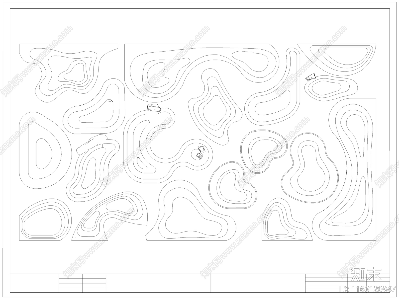 现代微地形图库施工图下载【ID:1166120347】