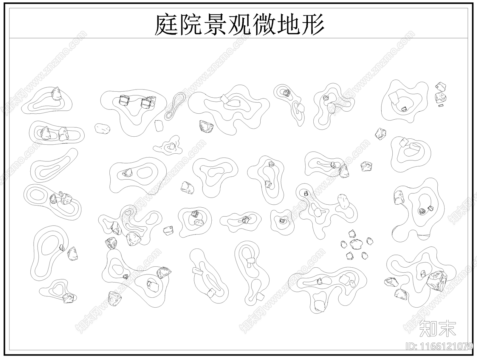 现代微地形图库施工图下载【ID:1166121079】