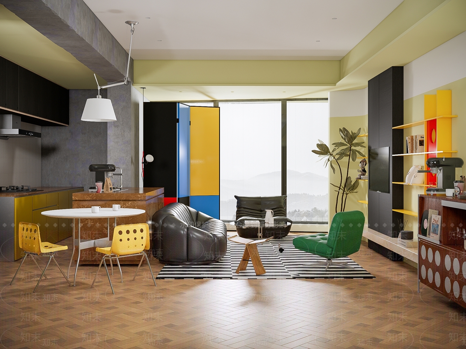 现代公寓3D模型下载【ID:1166124463】