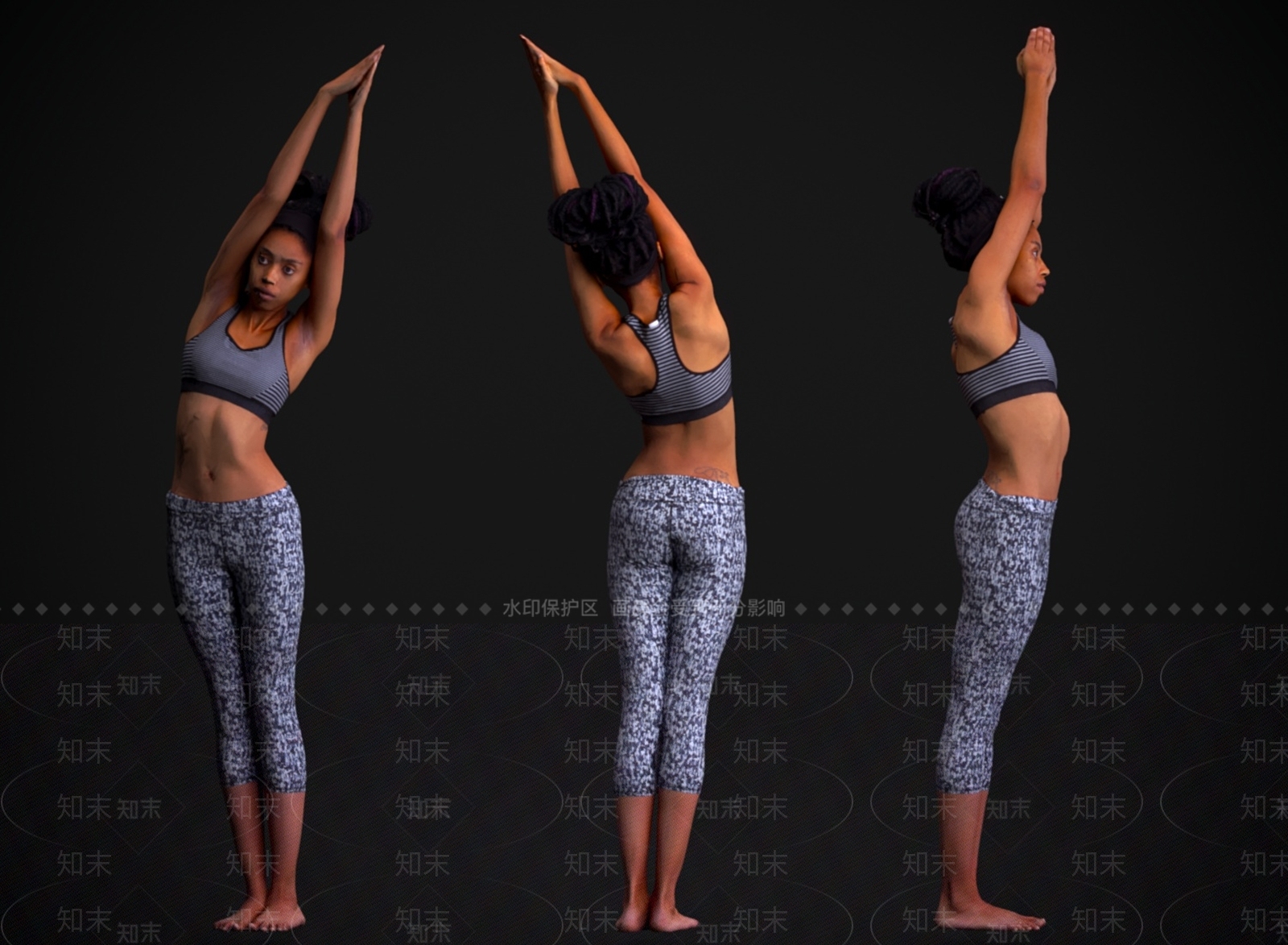 女人3D模型下载【ID:1166125375】