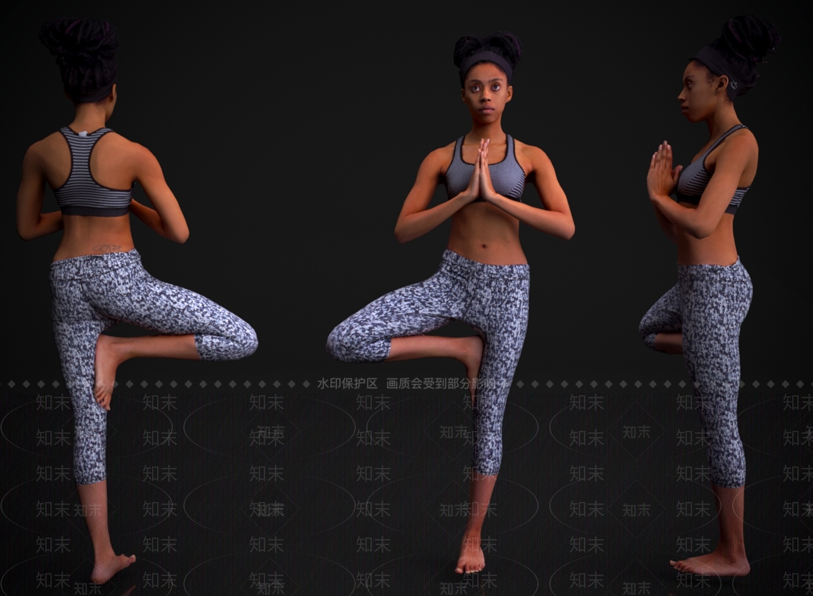 女人3D模型下载【ID:1166125410】