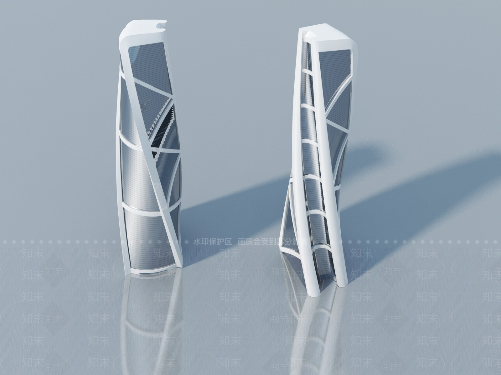 新中式现代鸟瞰规划3D模型下载【ID:1166138856】
