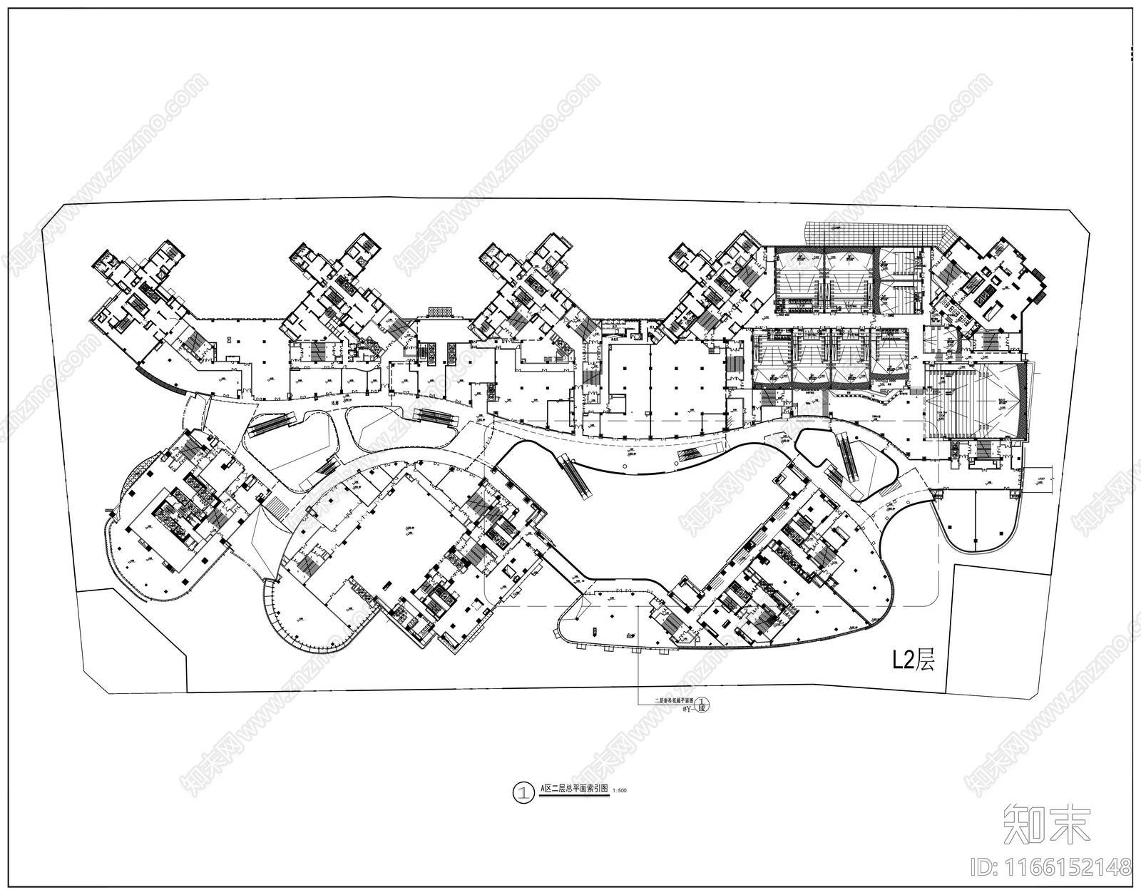 现代商业景观cad施工图下载【ID:1166152148】