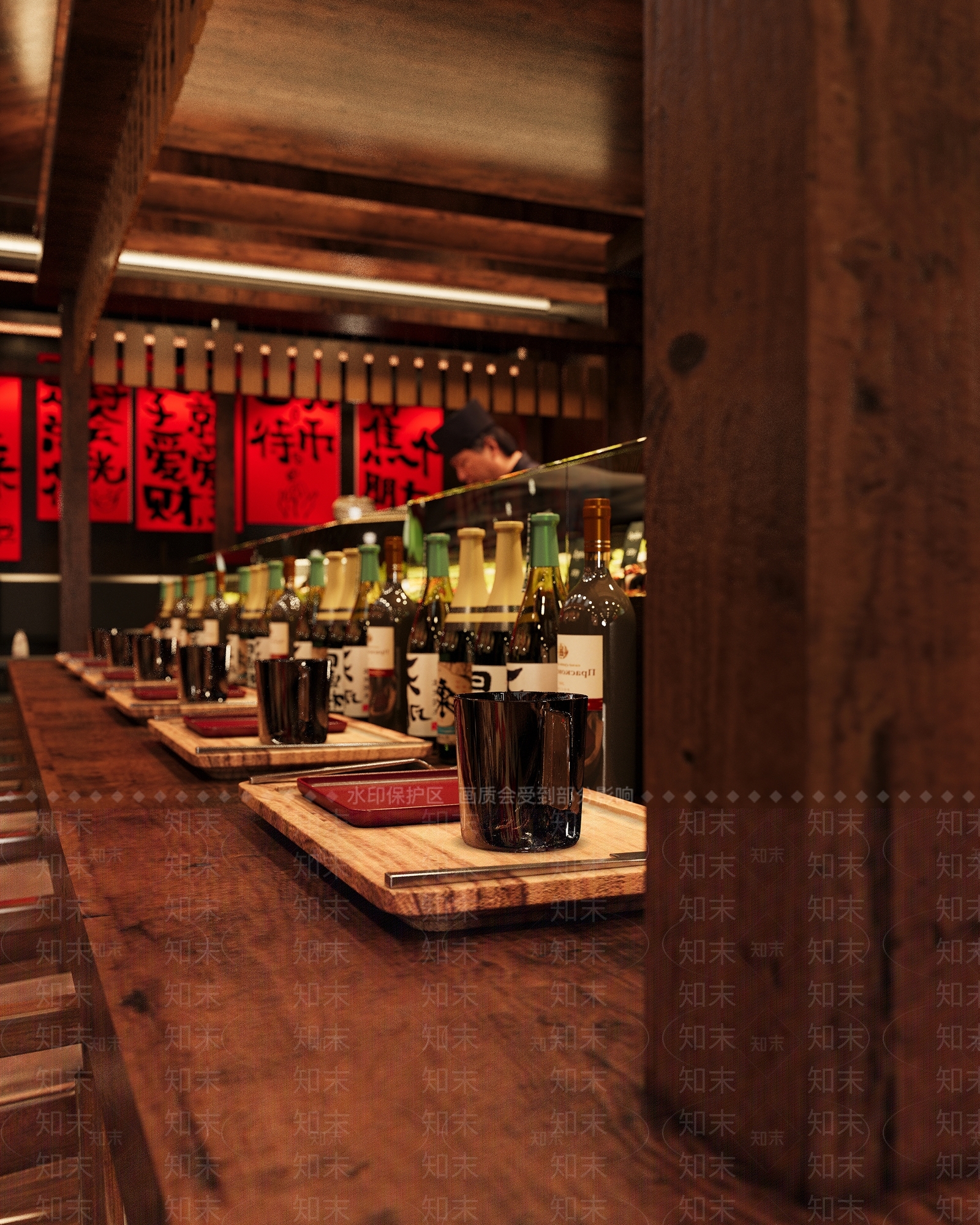 新中式日式酒馆3D模型下载【ID:1166155154】