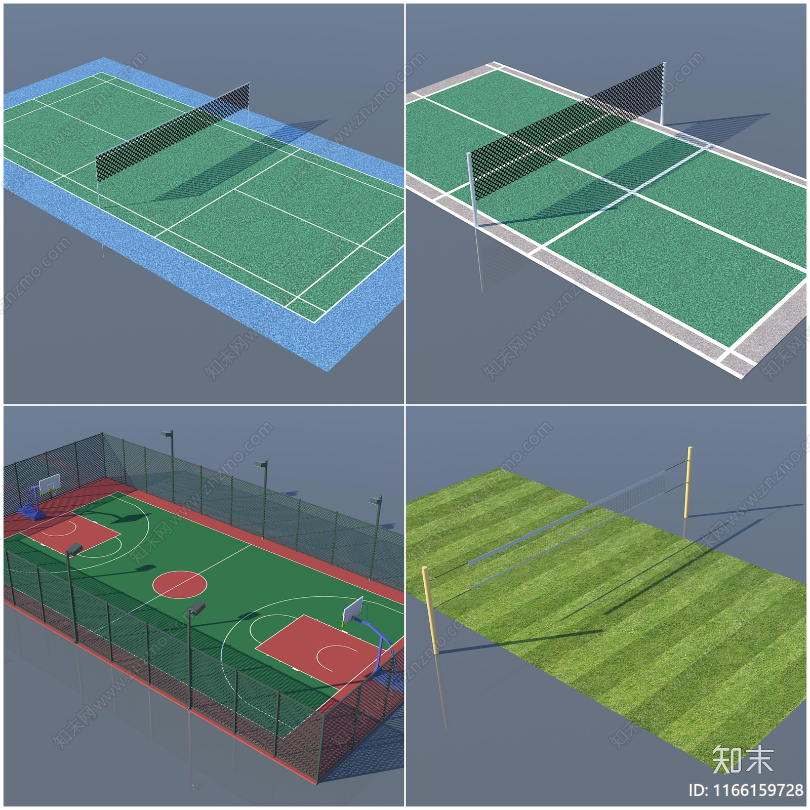 现代其他体育空间3D模型下载【ID:1166159728】