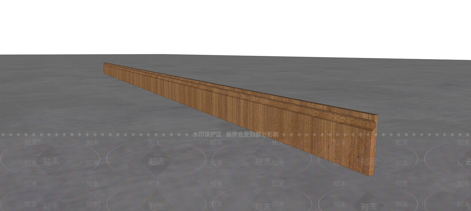 新中式踢脚线SU模型下载【ID:1166159638】