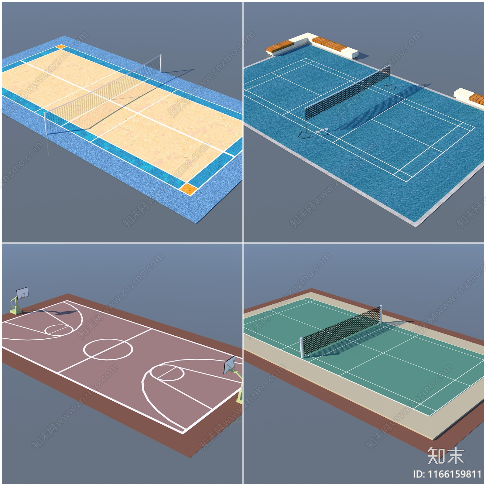 现代其他体育空间3D模型下载【ID:1166159811】