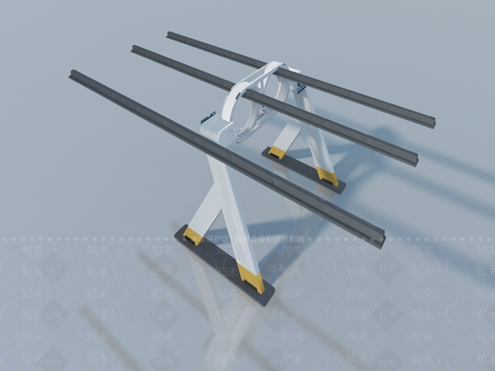现代新中式鸟瞰规划3D模型下载【ID:1166171807】