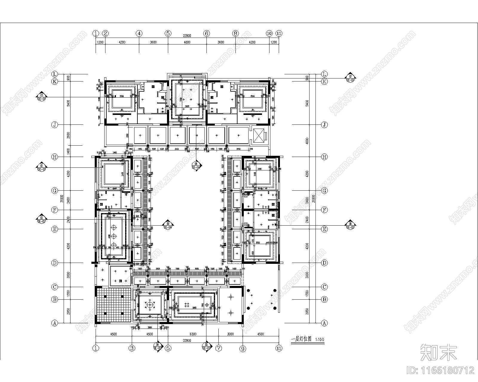 四合院施工图下载【ID:1166180712】