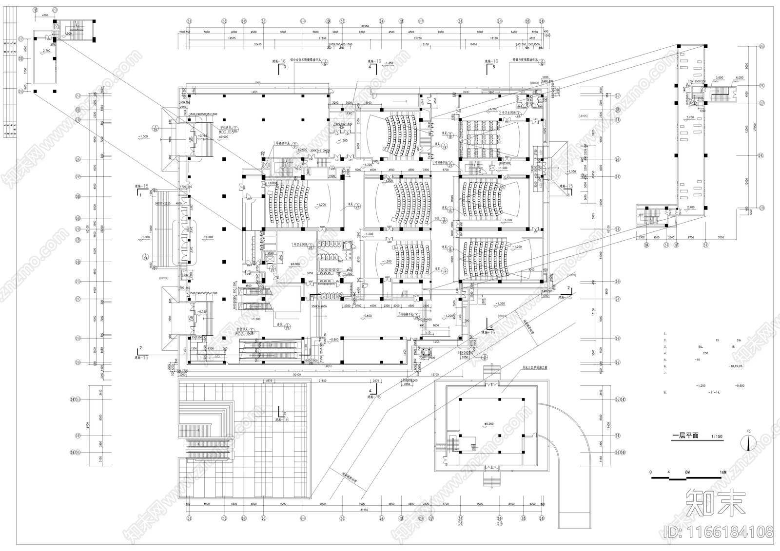 现代新中式其他建筑施工图下载【ID:1166184108】