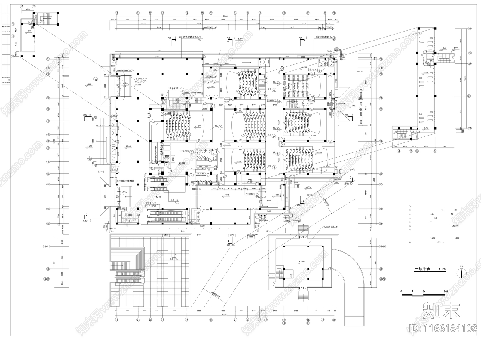 现代新中式其他建筑施工图下载【ID:1166184108】