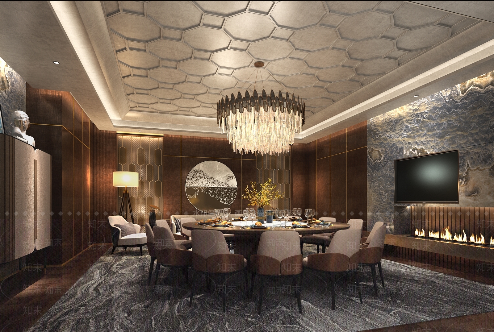 美式欧式包厢3D模型下载【ID:1166185041】