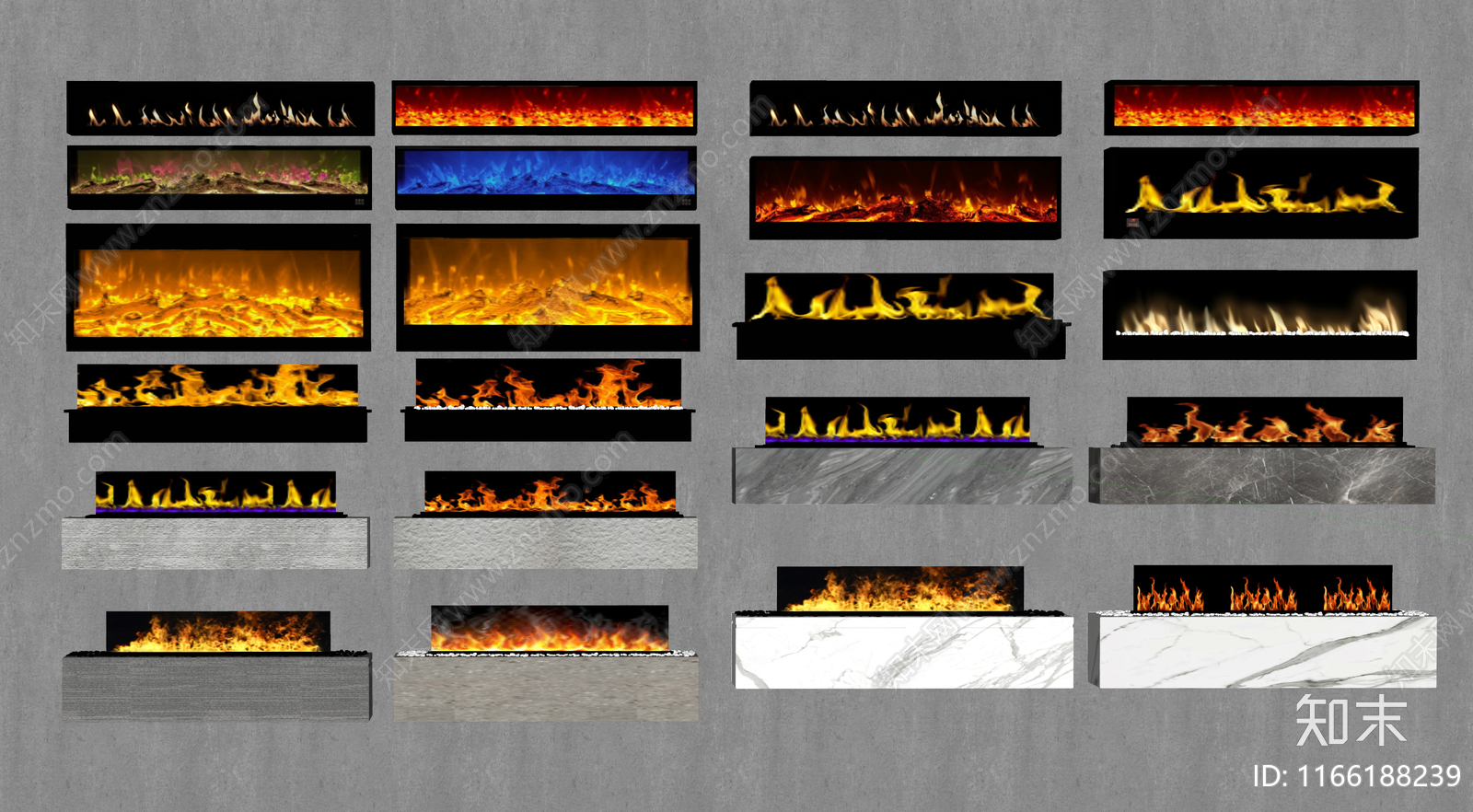 现代壁炉SU模型下载【ID:1166188239】