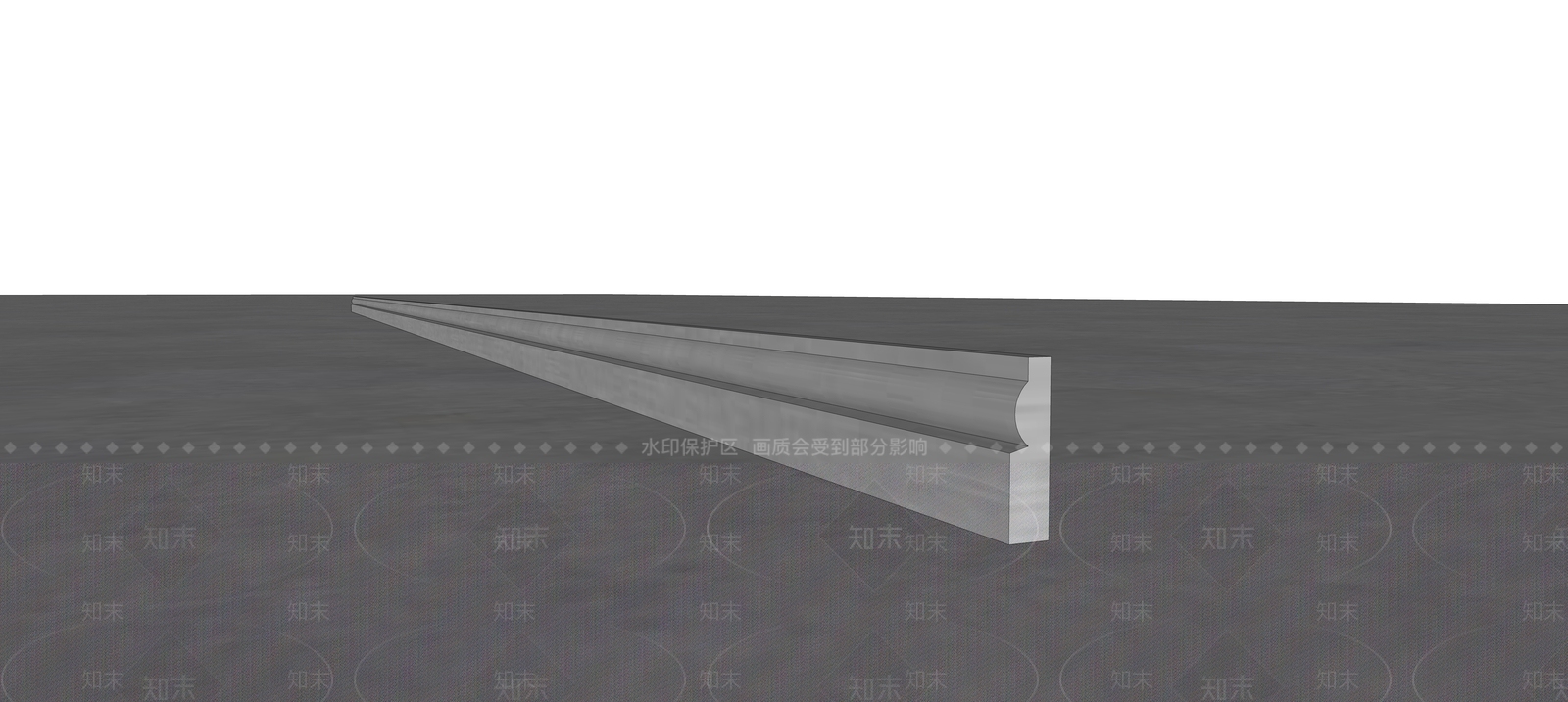 欧式踢脚线SU模型下载【ID:1166194715】