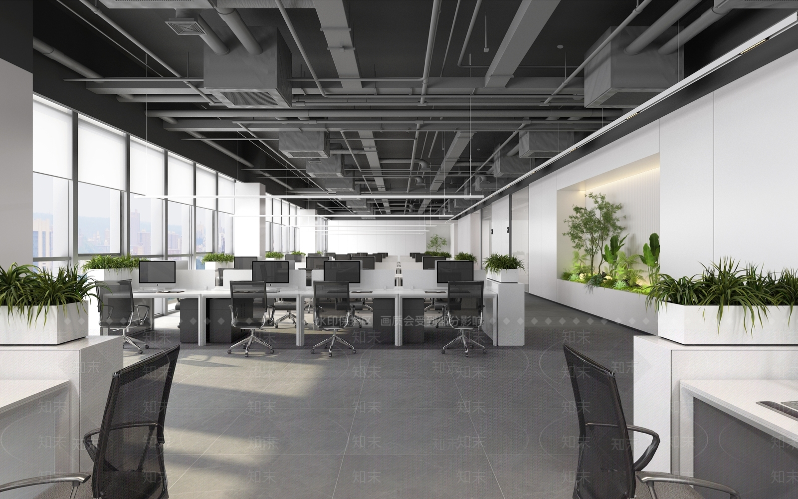 现代走廊3D模型下载【ID:1214657313】