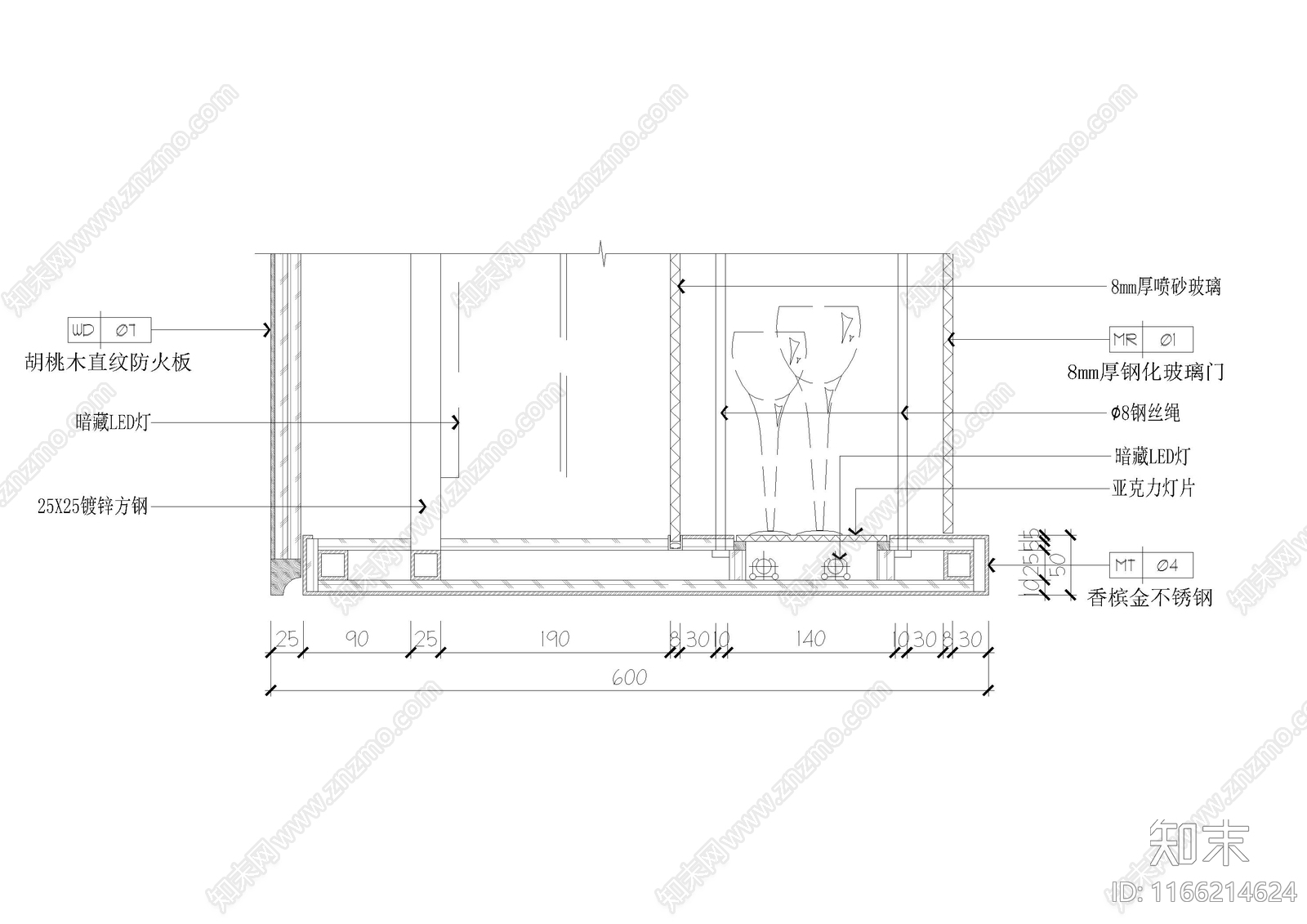 现代家具节点详图cad施工图下载【ID:1166214624】