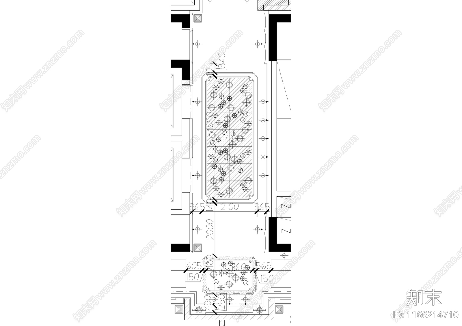 轻奢吊顶节点cad施工图下载【ID:1166214710】