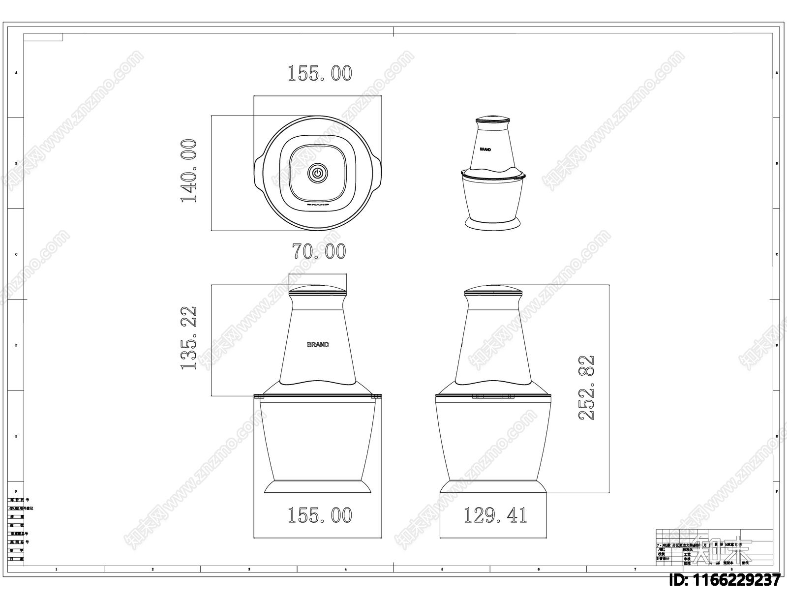 现代新中式电器施工图下载【ID:1166229237】