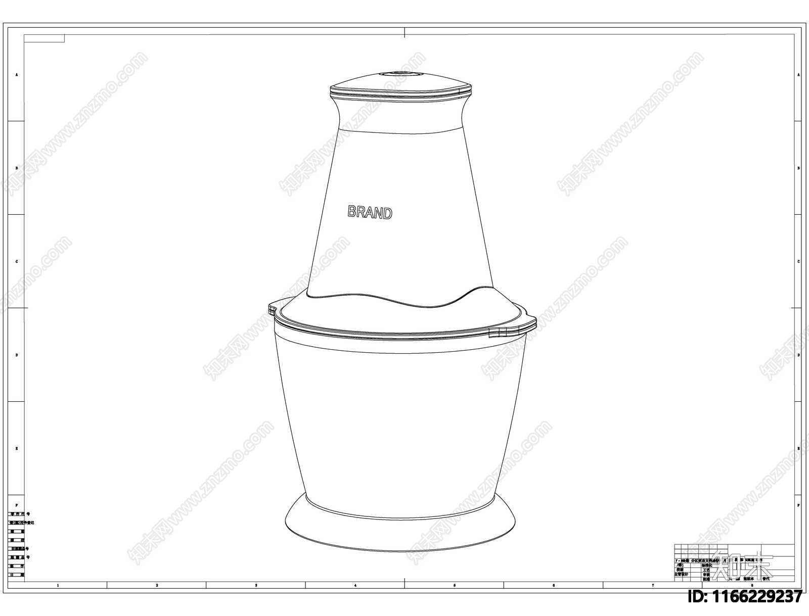 现代新中式电器施工图下载【ID:1166229237】