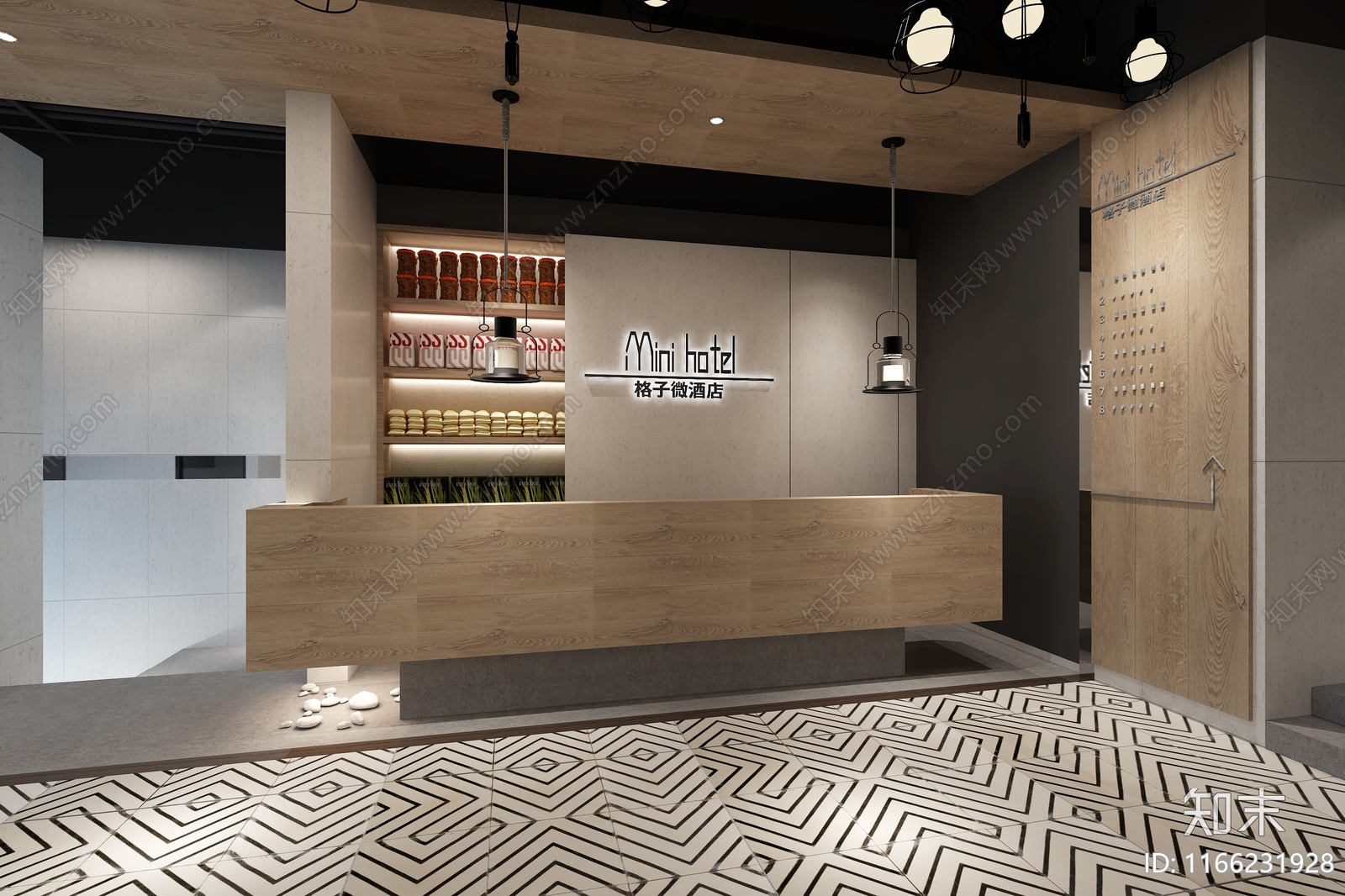 现代酒店3D模型下载【ID:1166231928】