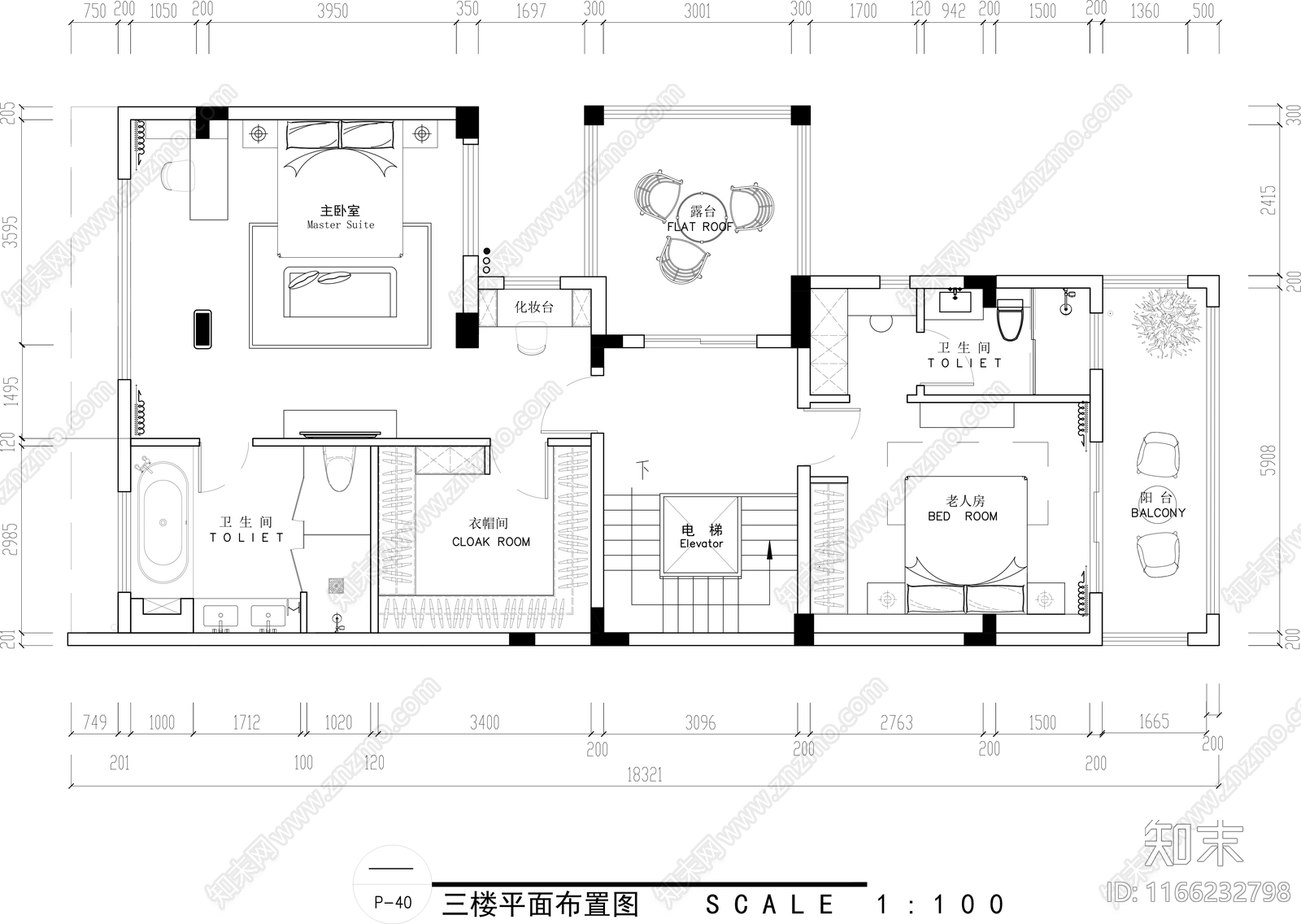 现代简约整体家装空间cad施工图下载【ID:1166232798】