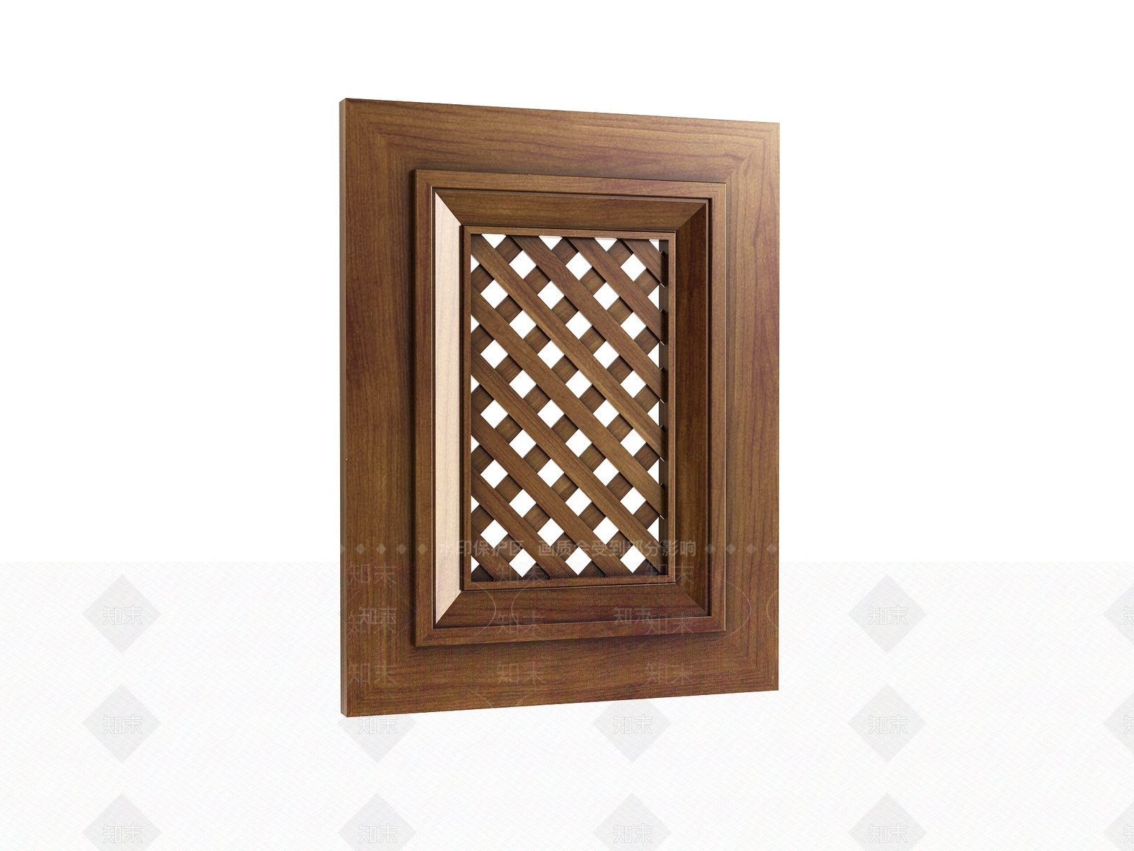 新中式中式柜门3D模型下载【ID:1166234950】