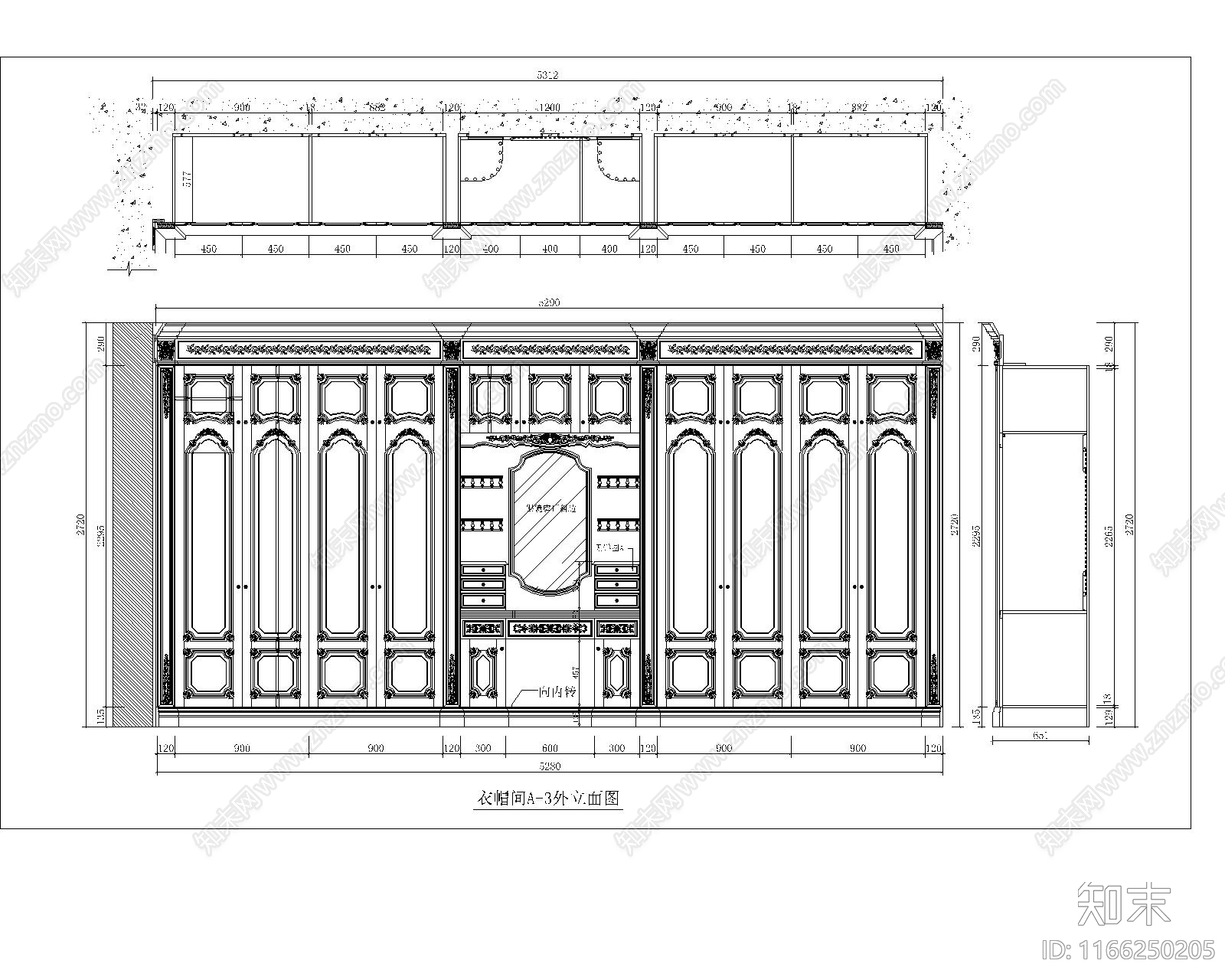 美式家具节点详图cad施工图下载【ID:1166250205】